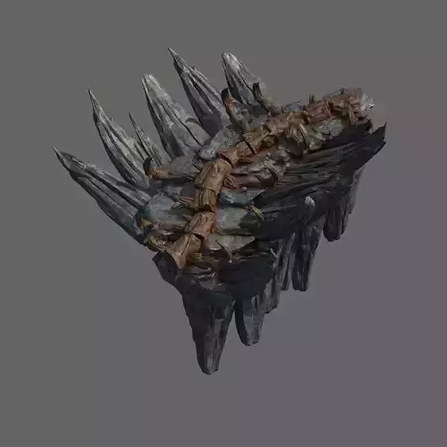 Meteorite Purgatory-Section One Dragon Bone 02 3D model