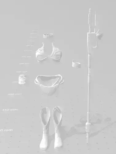 Princess Leia Slave Outfit Armor Kit