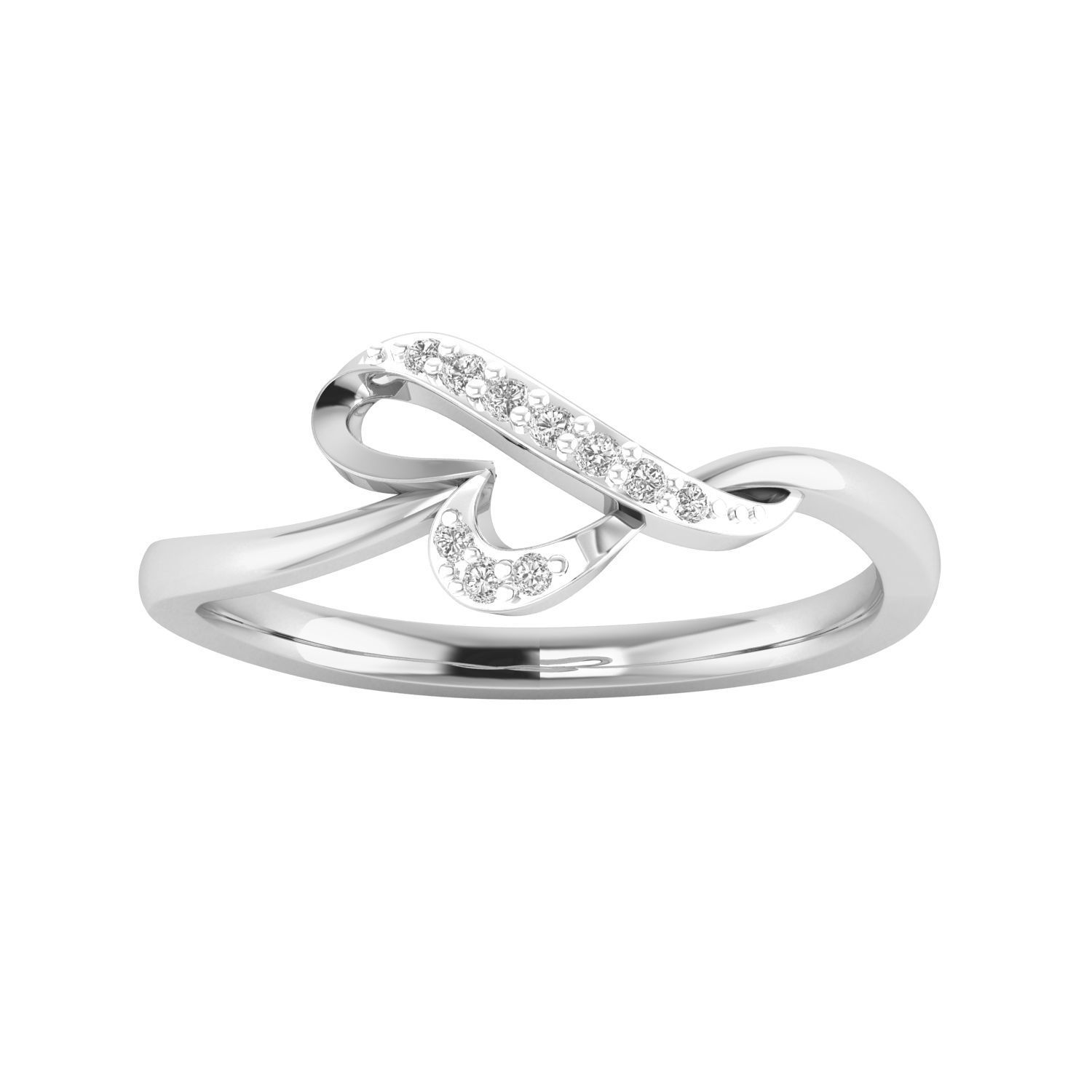 Women ring 3dm render 3D print model 3D print model_8