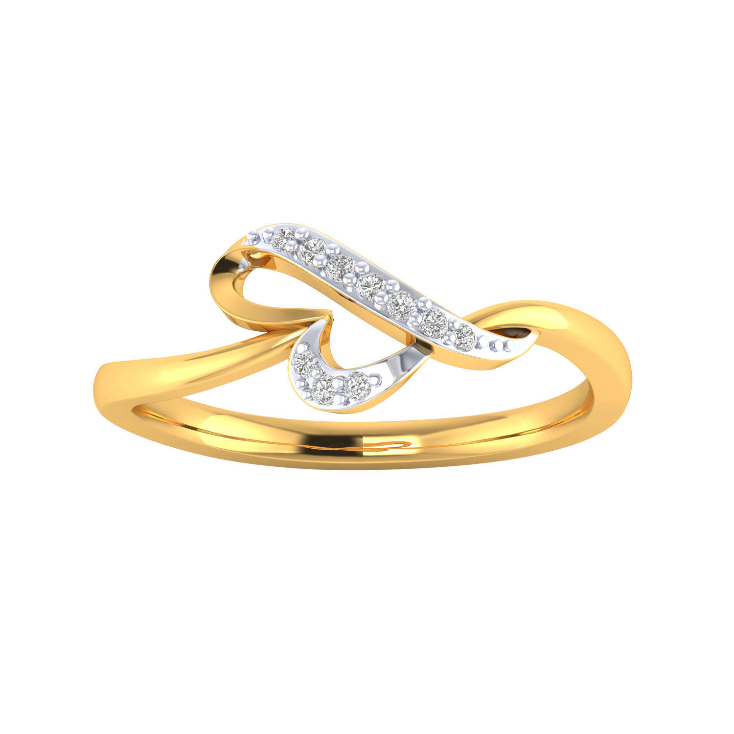 Women ring 3dm render 3D print model 3D print model_7