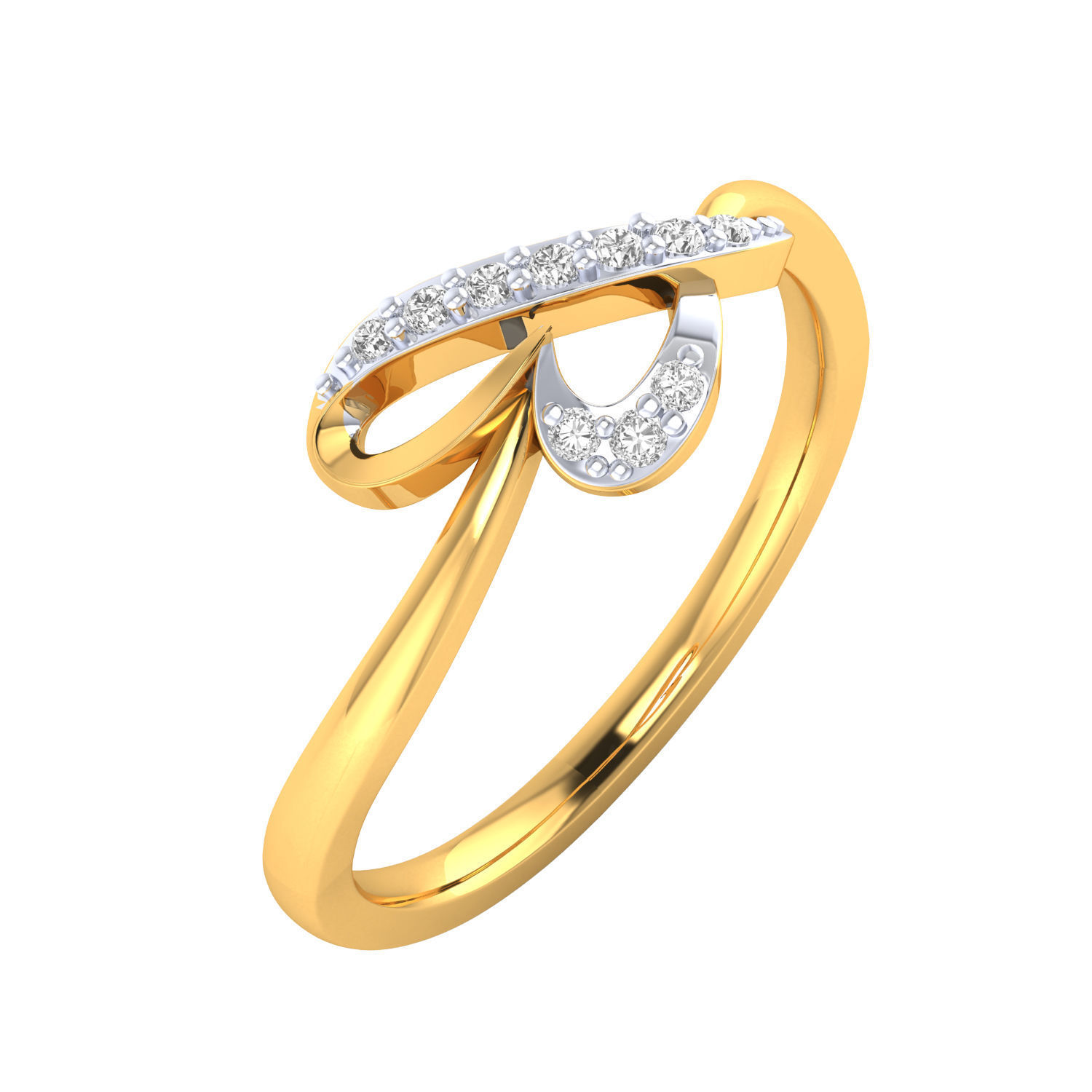 Women ring 3dm render 3D print model 3D print model_2
