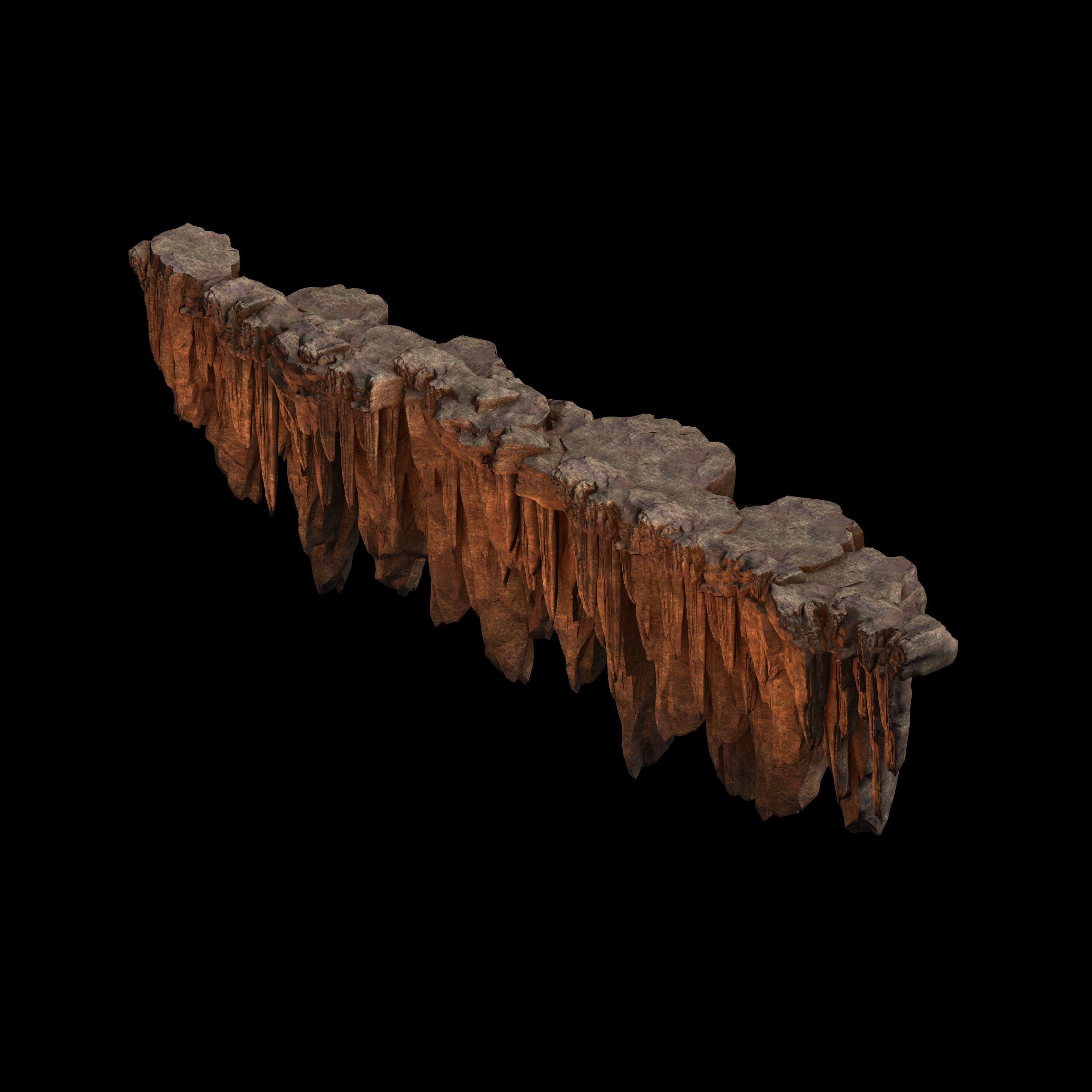 Meteor Dragon Purgatory-Front Mountain 3D model_1