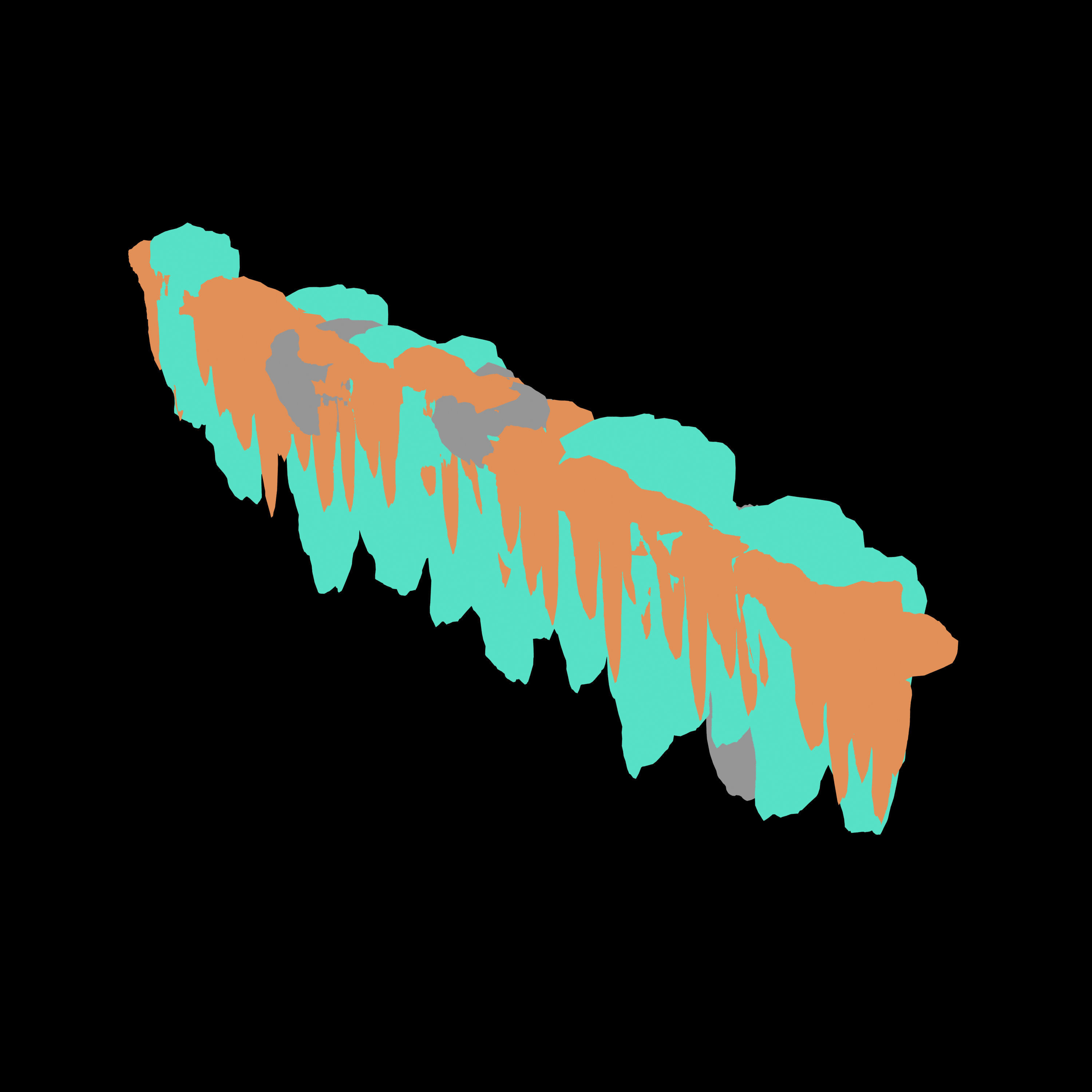 Meteor Dragon Purgatory-Front Mountain 3D model_2
