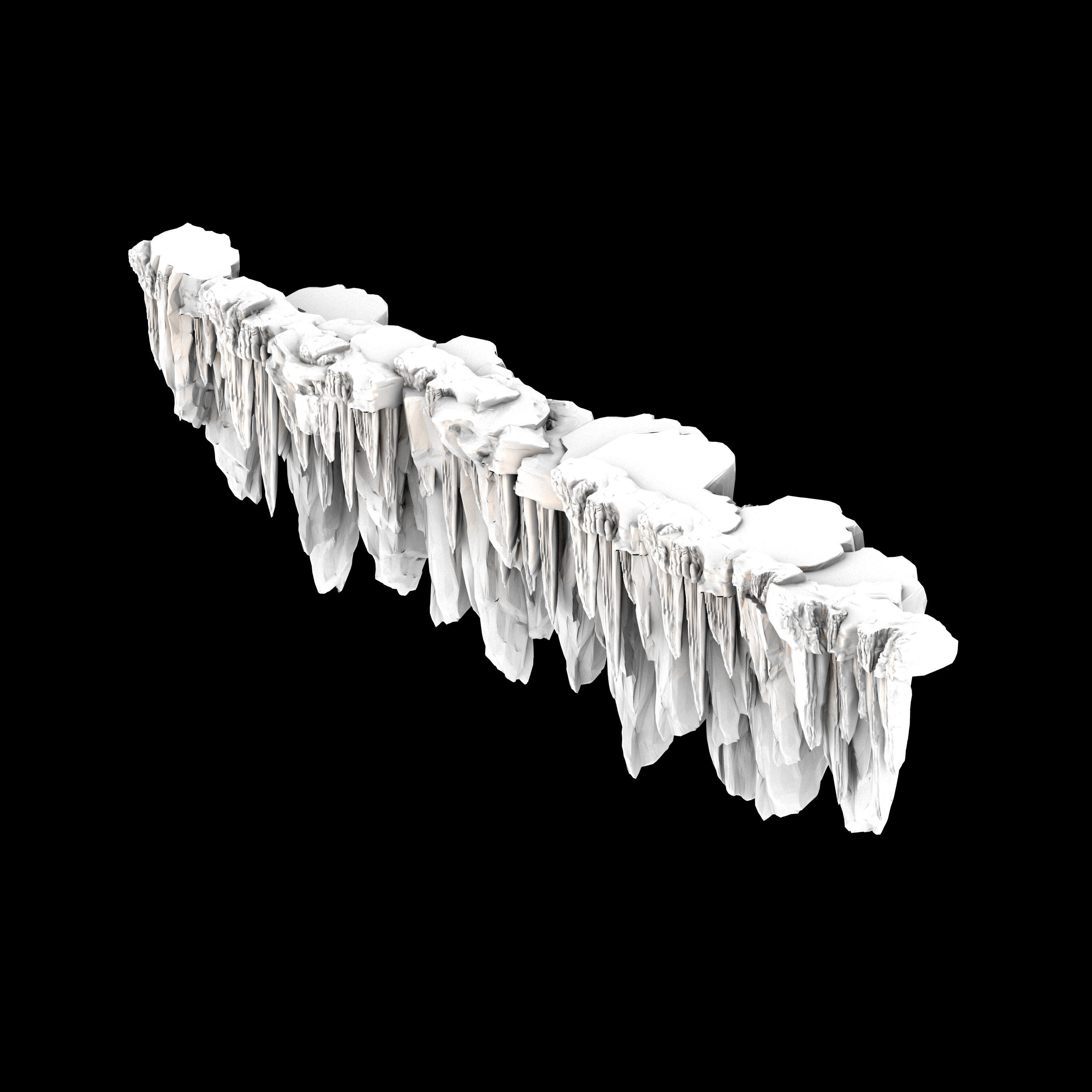 Meteor Dragon Purgatory-Front Mountain 3D model_3