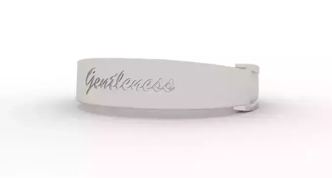 Gentleness Ring Female Platinum 3D print model