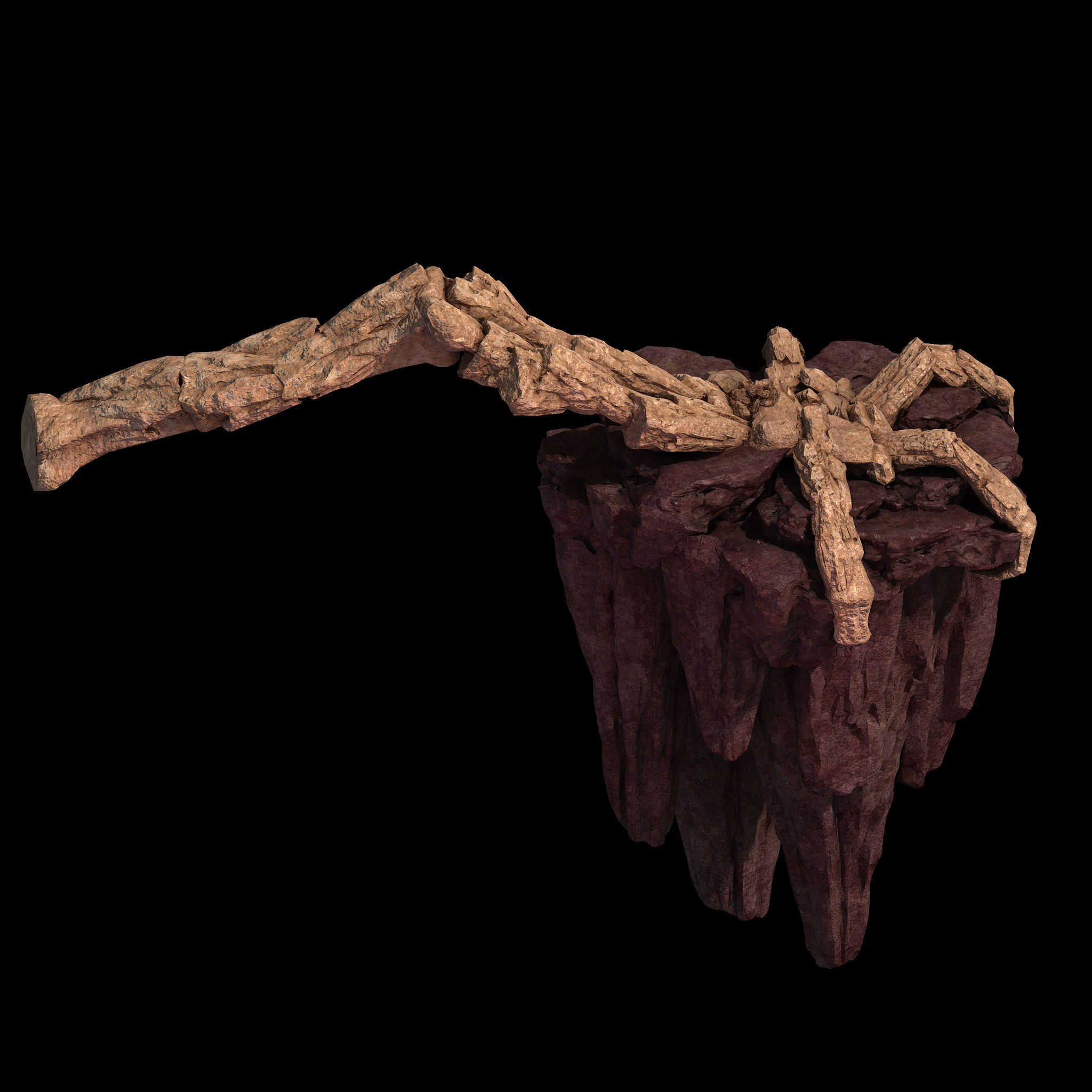 Meteor Dragon Purgatory-Claws-Rear Left 3D model_1