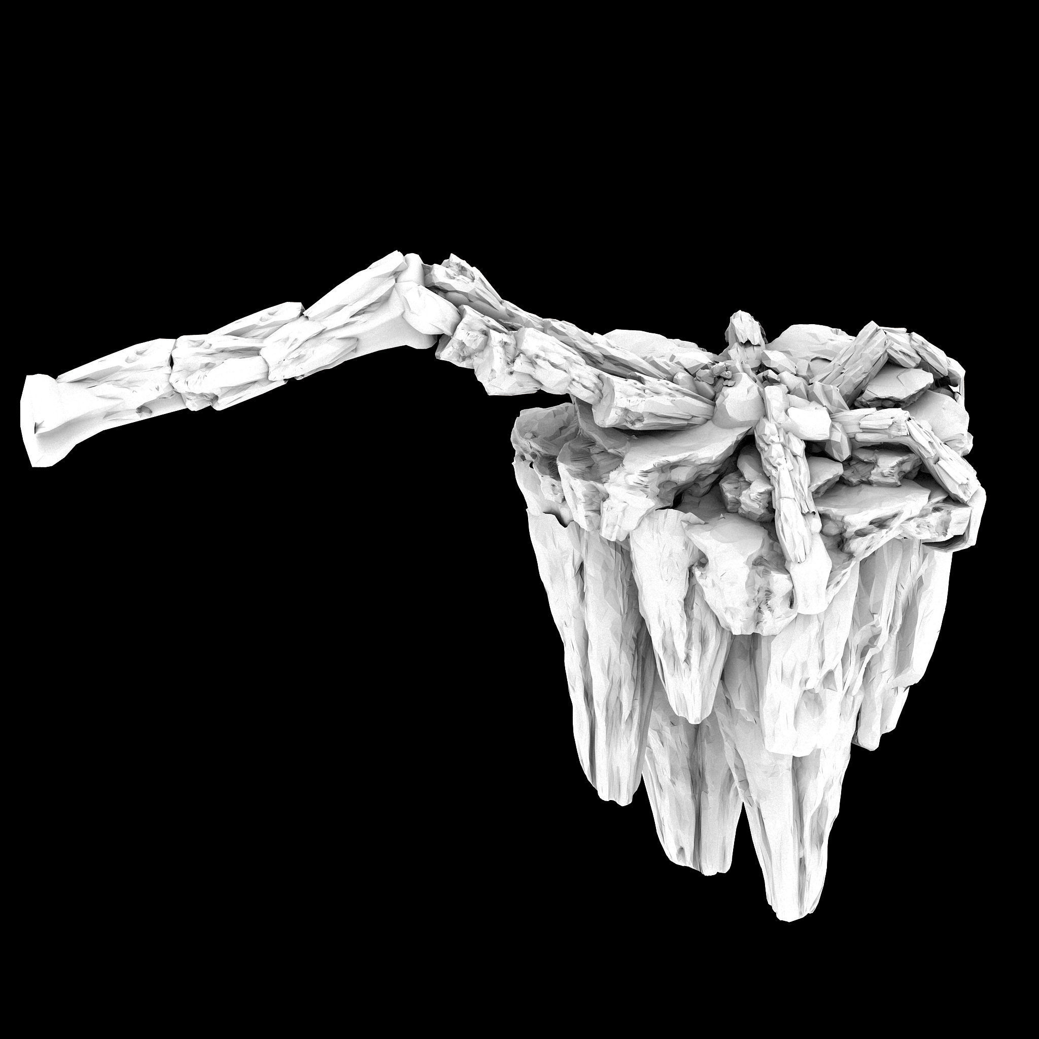 Meteor Dragon Purgatory-Claws-Rear Left 3D model_3