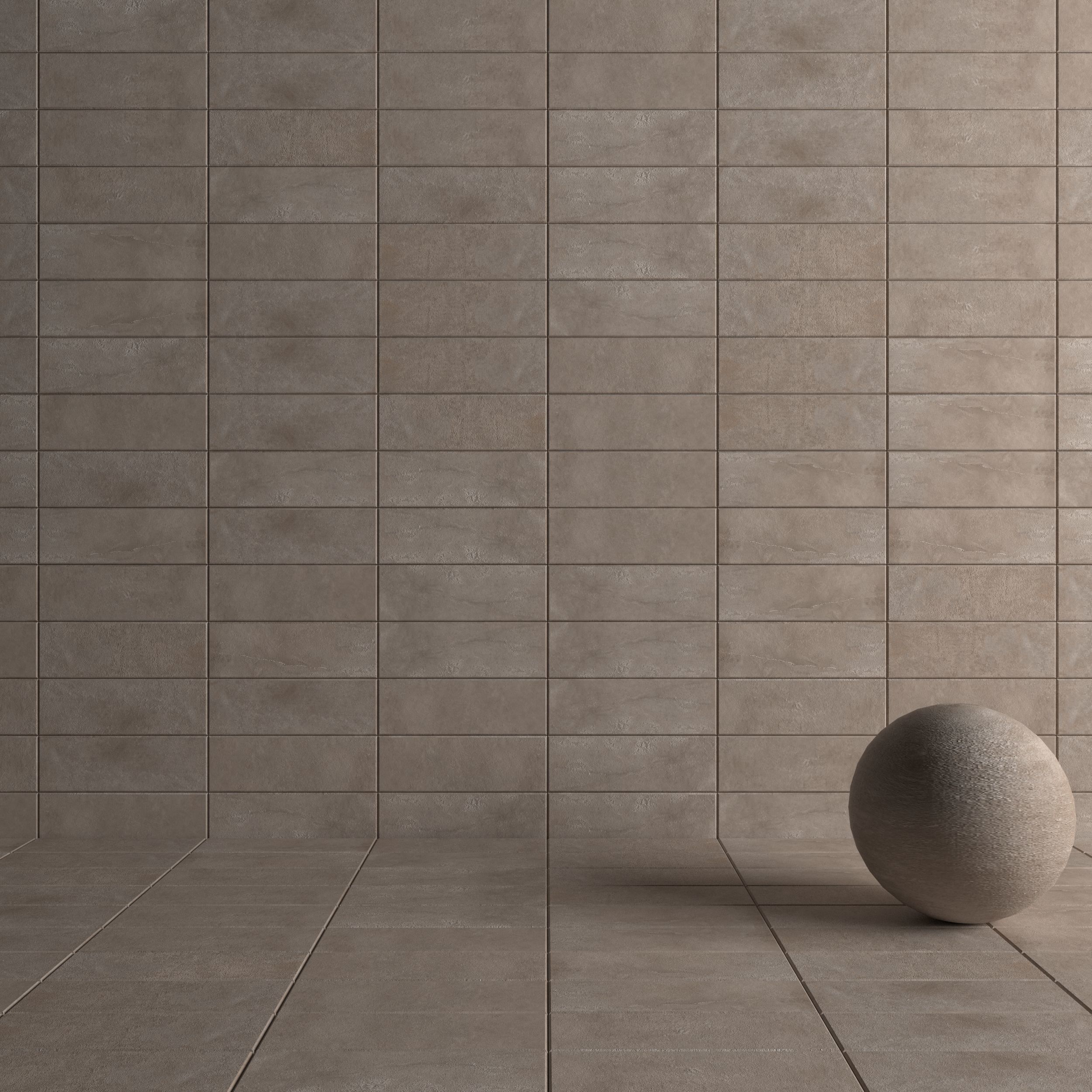 Concrete wall tiles Suite Taupe 20x60 Set 1 Texture_3