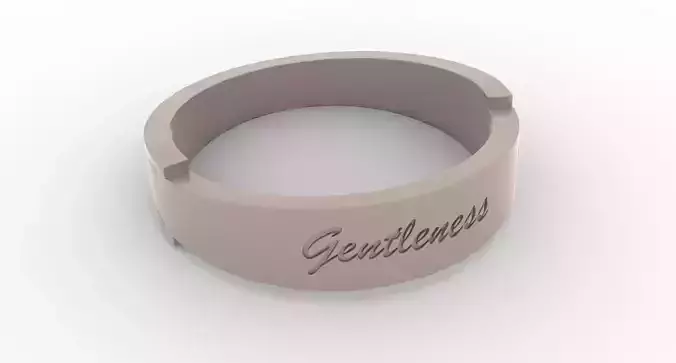 Gentleness Female Ring Sand Storm 3D print model