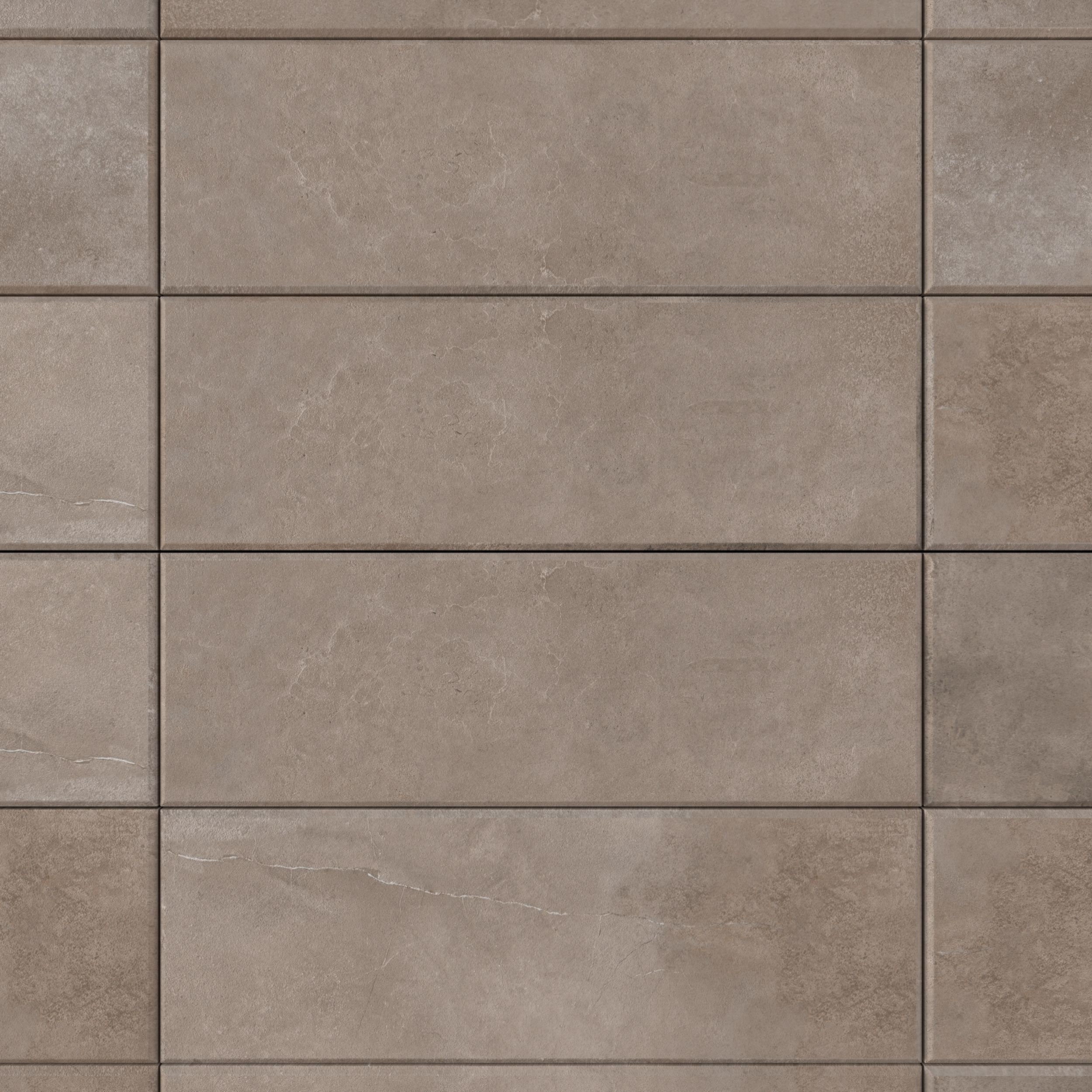 Concrete wall tiles Suite Taupe 20x60 Set 2 Texture_1