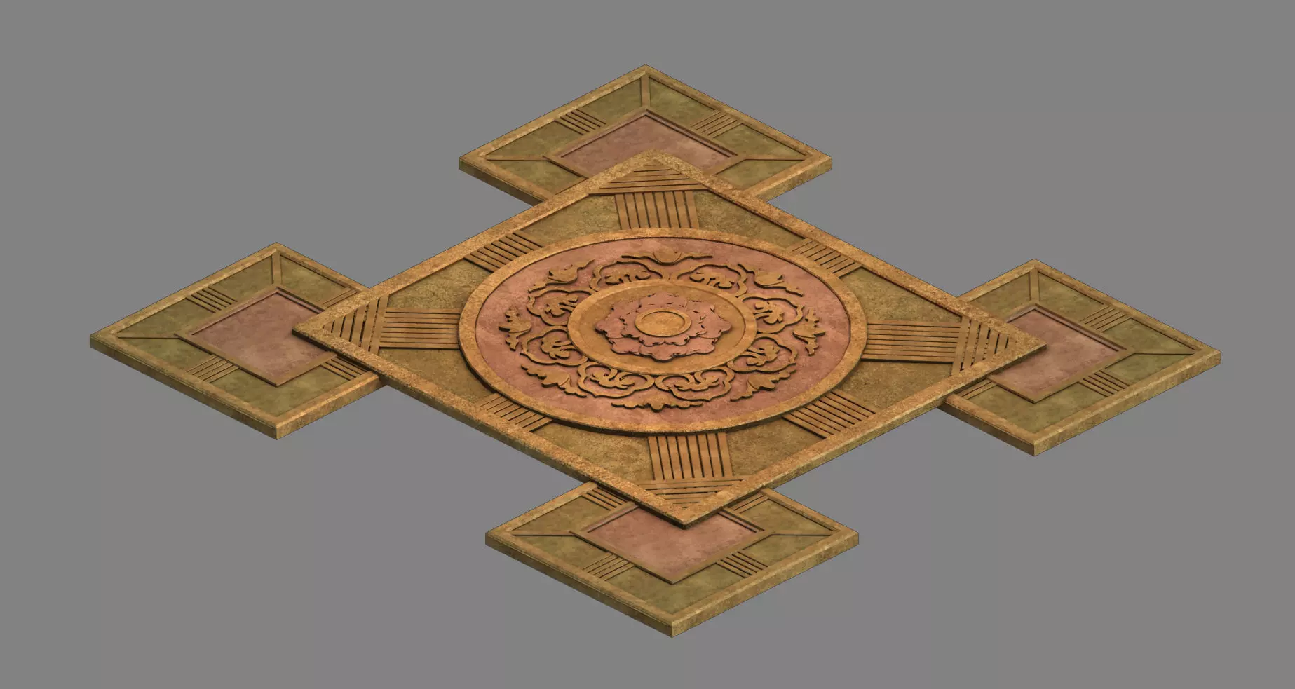 Meteor Dragon Purgatory-Middle Square 3D model_0