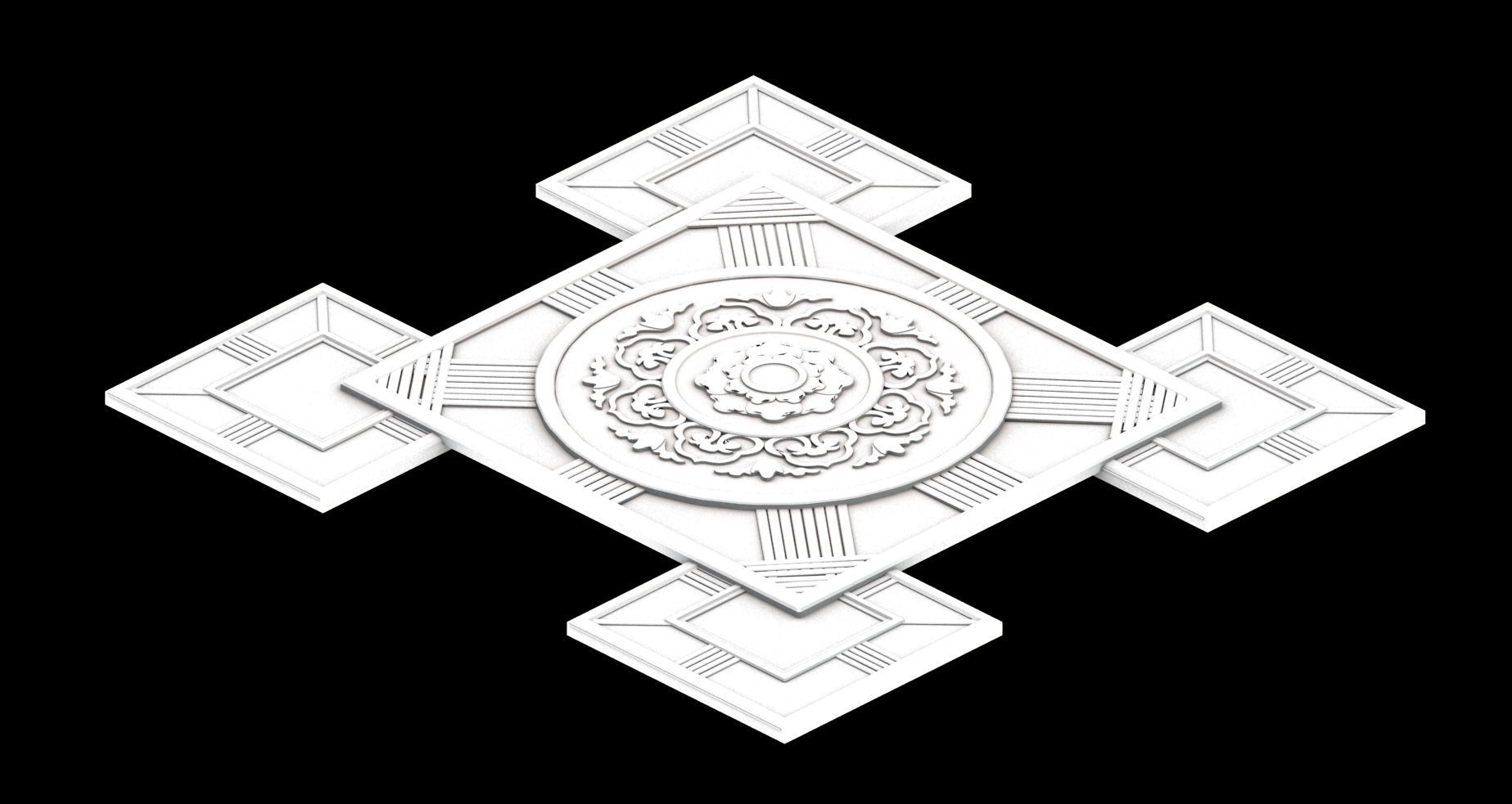 Meteor Dragon Purgatory-Middle Square 3D model_3