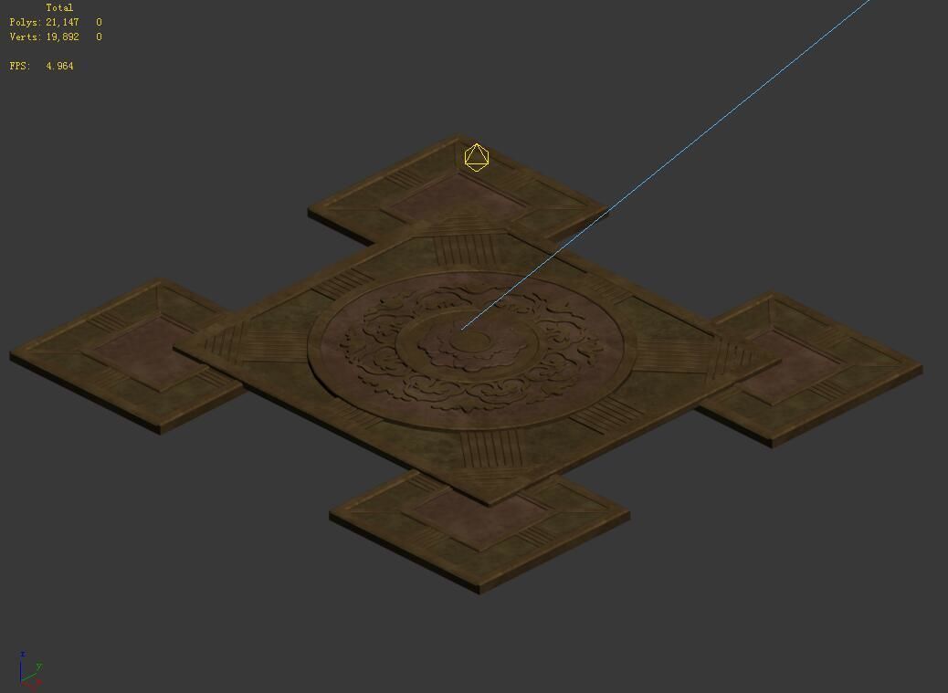 Meteor Dragon Purgatory-Middle Square 3D model_5