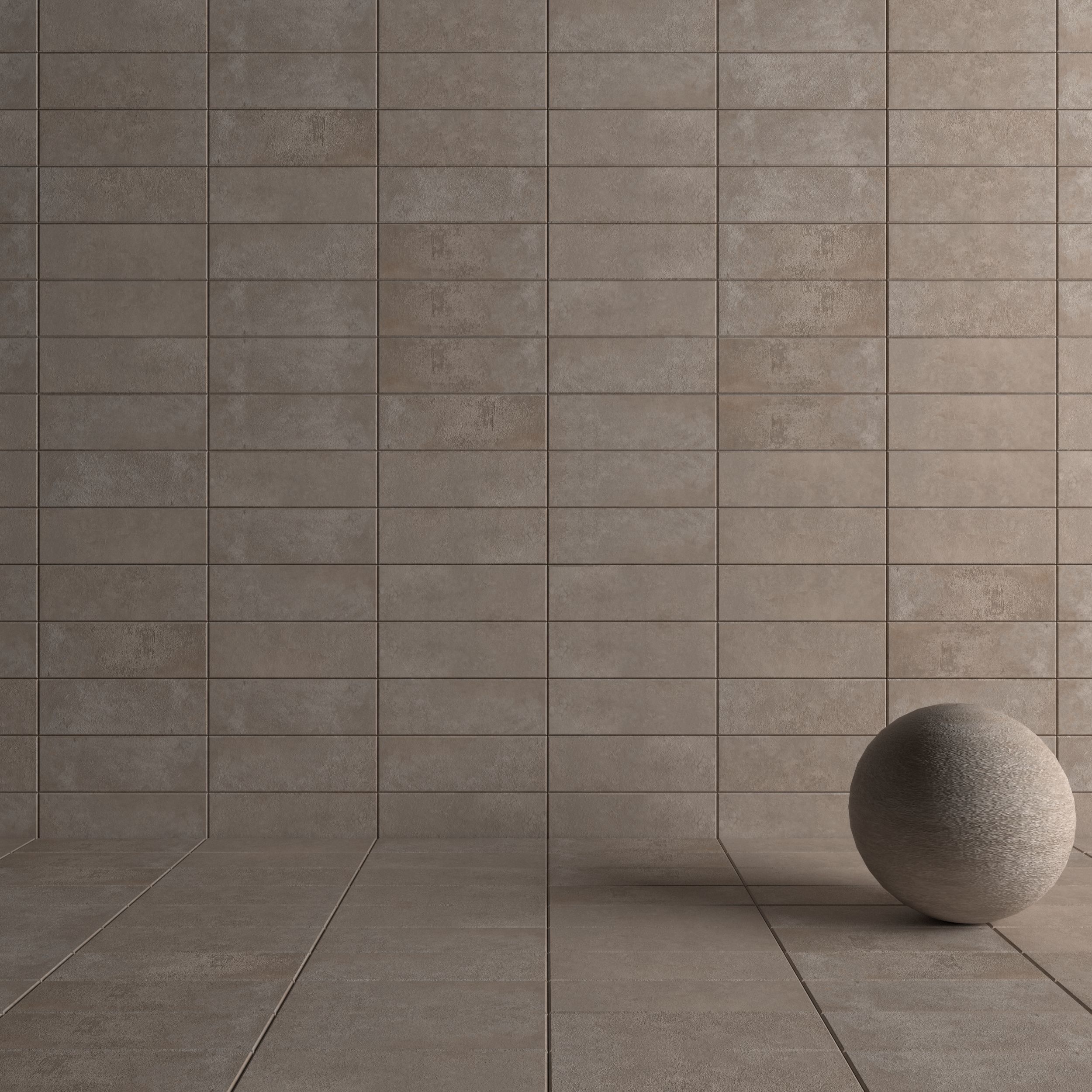 Concrete wall tiles Suite Taupe 20x60 Set 5 Texture_3
