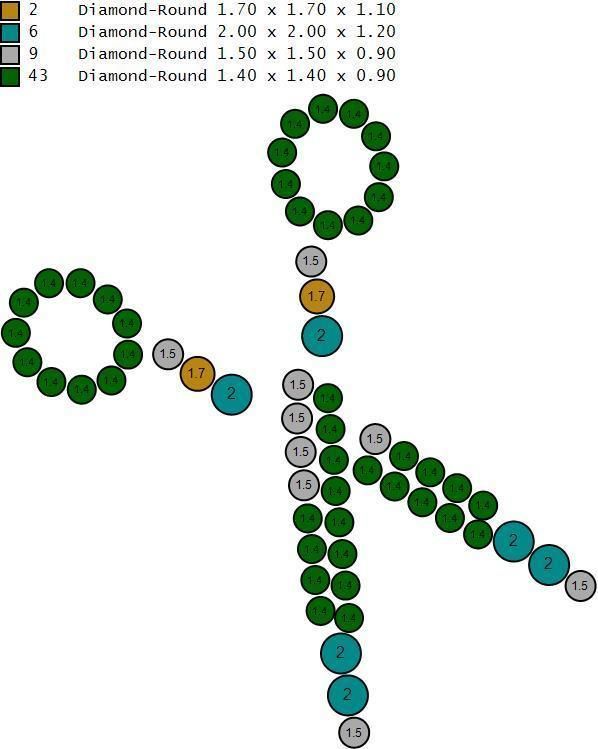 The scissors Pendant 3D print model_3