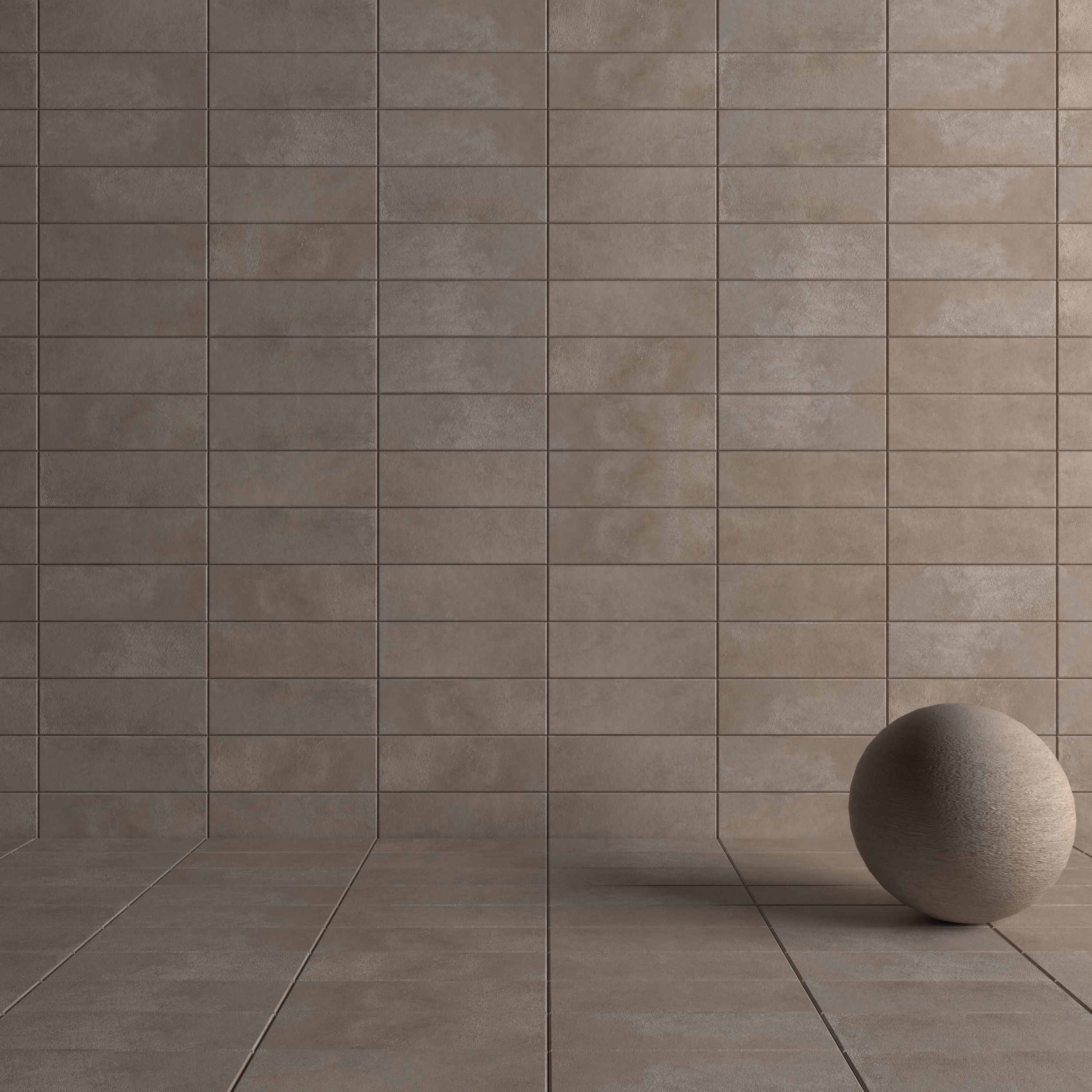 Concrete wall tiles Suite Taupe 20x60 Set 6 Texture_3