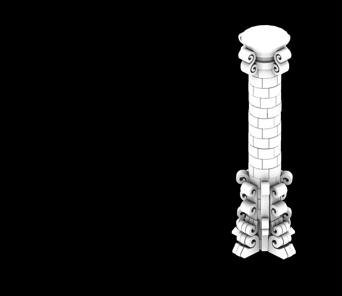 Meteorite Purgatory-Pillar 3D model_2