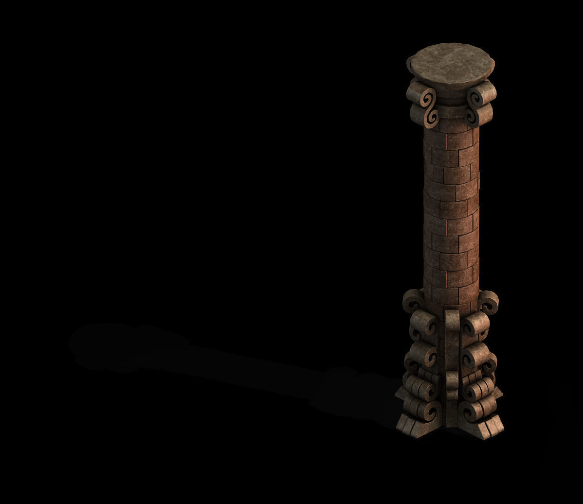 Meteorite Purgatory-Pillar 3D model_1