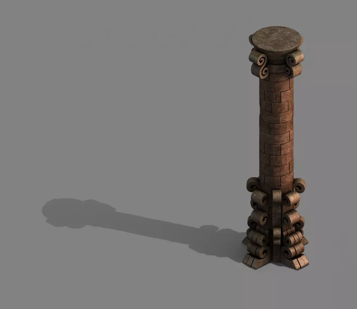 Meteorite Purgatory-Pillar 3D model_0
