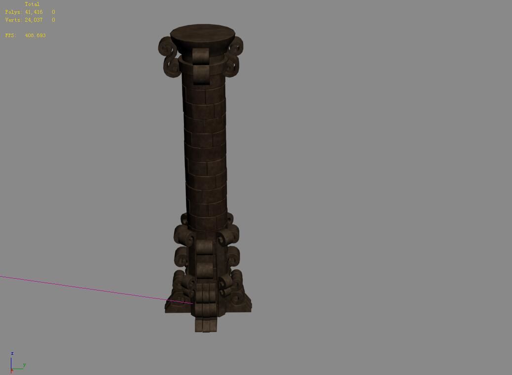 Meteorite Purgatory-Pillar 3D model_4