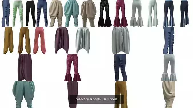collection 6 pants harem