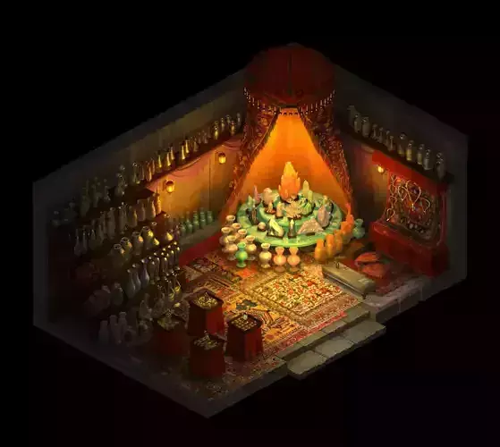 Chang an City Liuguangju-Jewelry Shop Interior