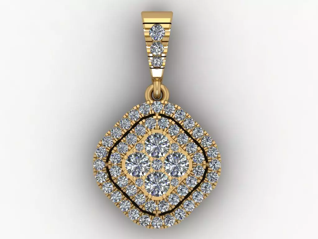 Pendant Gold 3D print model