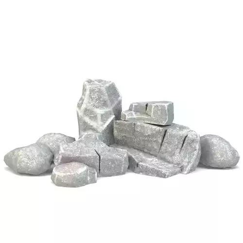 Stones Pack Low-poly 3D model Low-poly 3D model