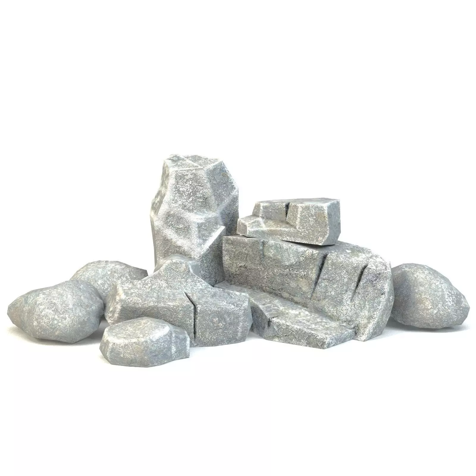 Stones Pack Low-poly 3D model Low-poly 3D model