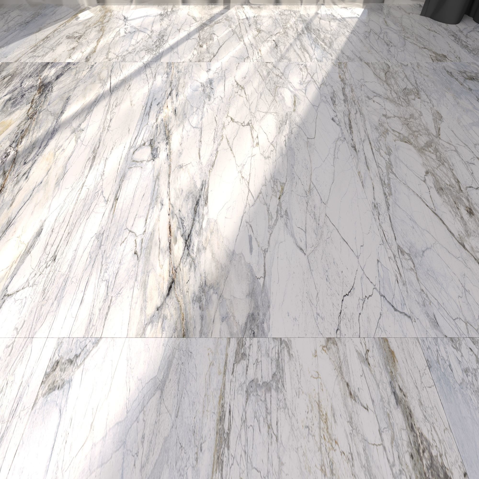 Marble Floor Museum Supreme White 60x120 Set 1 Texture_4