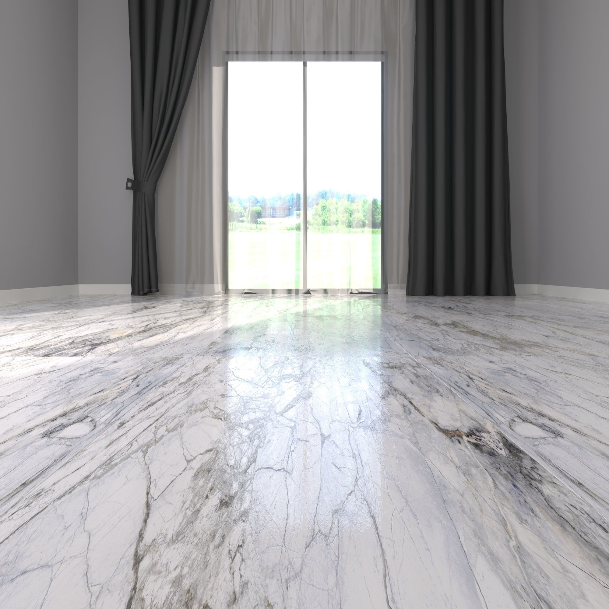 Marble Floor Museum Supreme White 60x120 Set 2 Texture_1