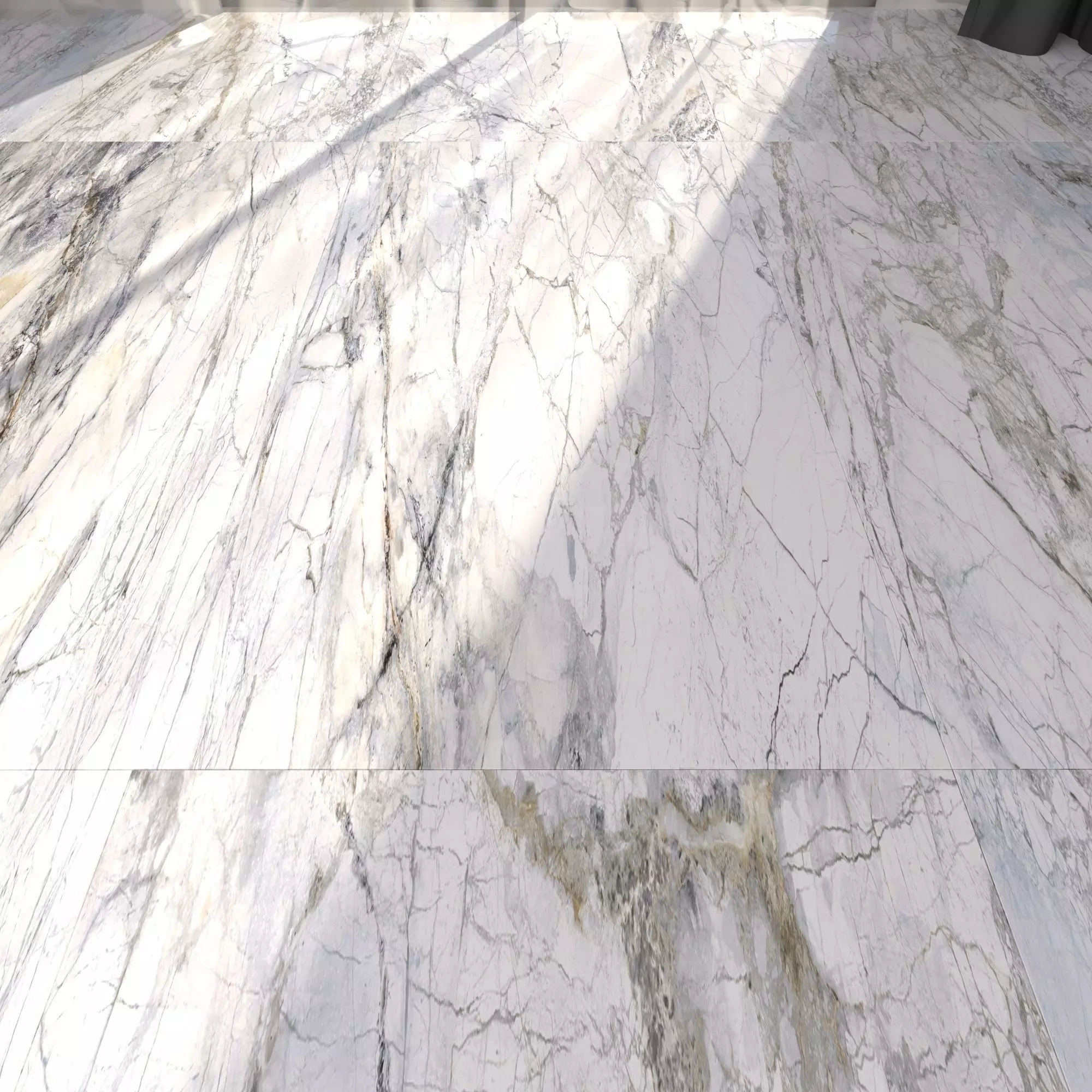 Marble Floor Museum Supreme White 60x120 Set 2 Texture_0