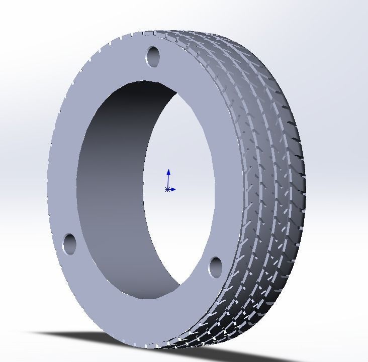 Michelin pilot SX tires 3D model_3