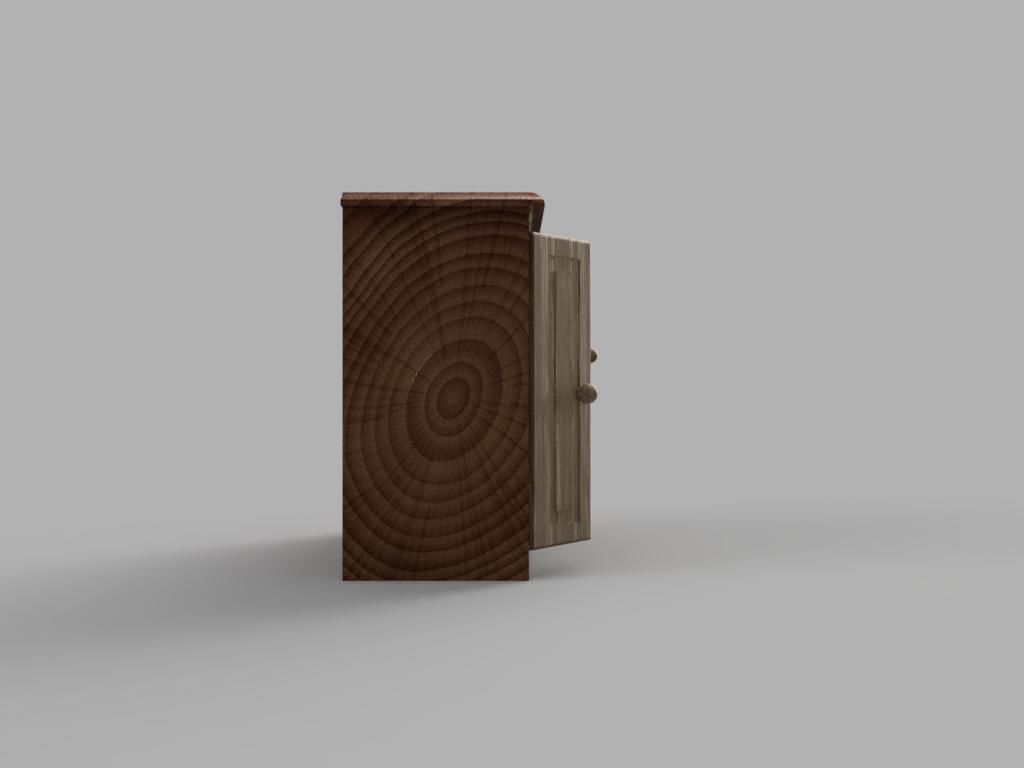Dressing Table 3D print model_3