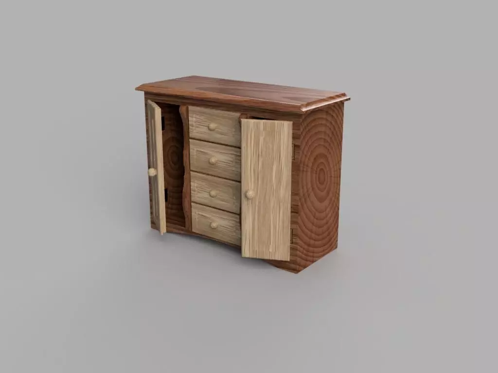 Dressing Table 3D print model_0