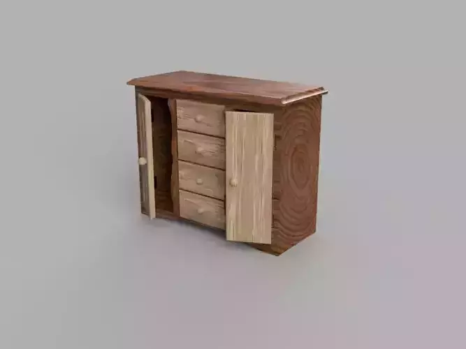 Dressing Table 3D print model