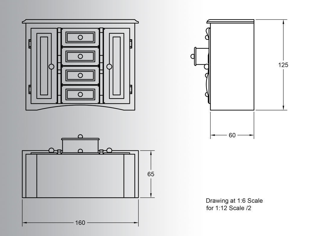 Dressing Table 3D print model_7