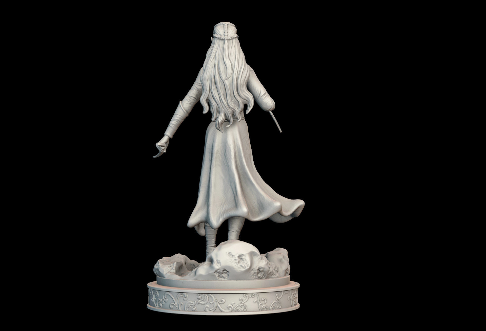Tauriel Fan Art 3D print model_4