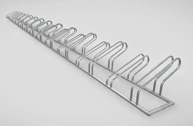 Bike Stand 1-3 10000mm Low-poly 3D model
