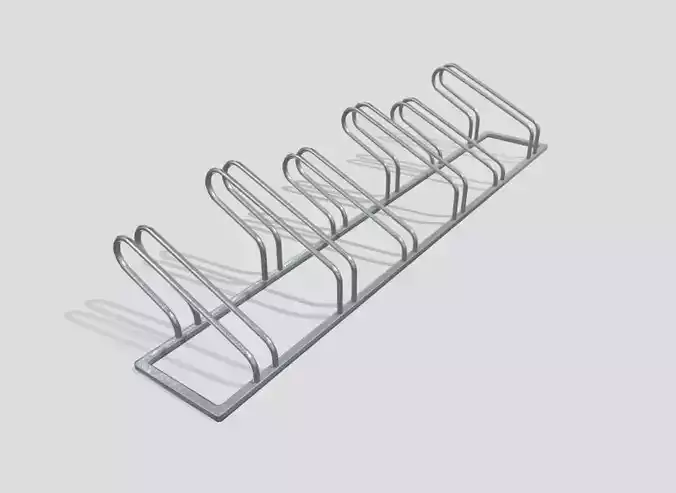 Bike Stand 1-1 2000mm Low-poly 3D model