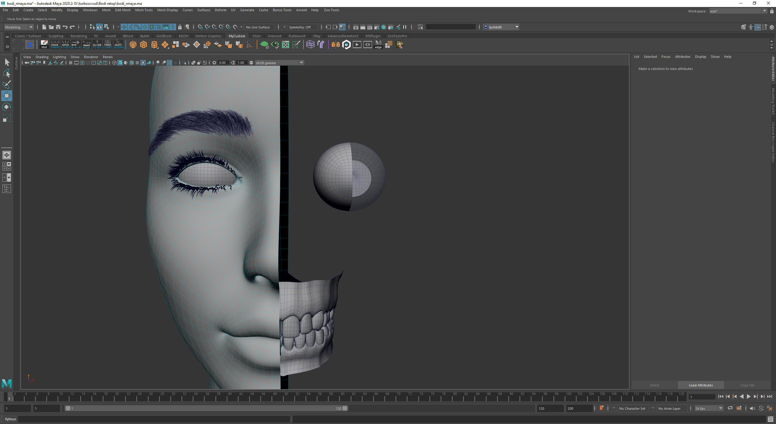 Woman - Perfect Female Body Basemesh 3D model_25
