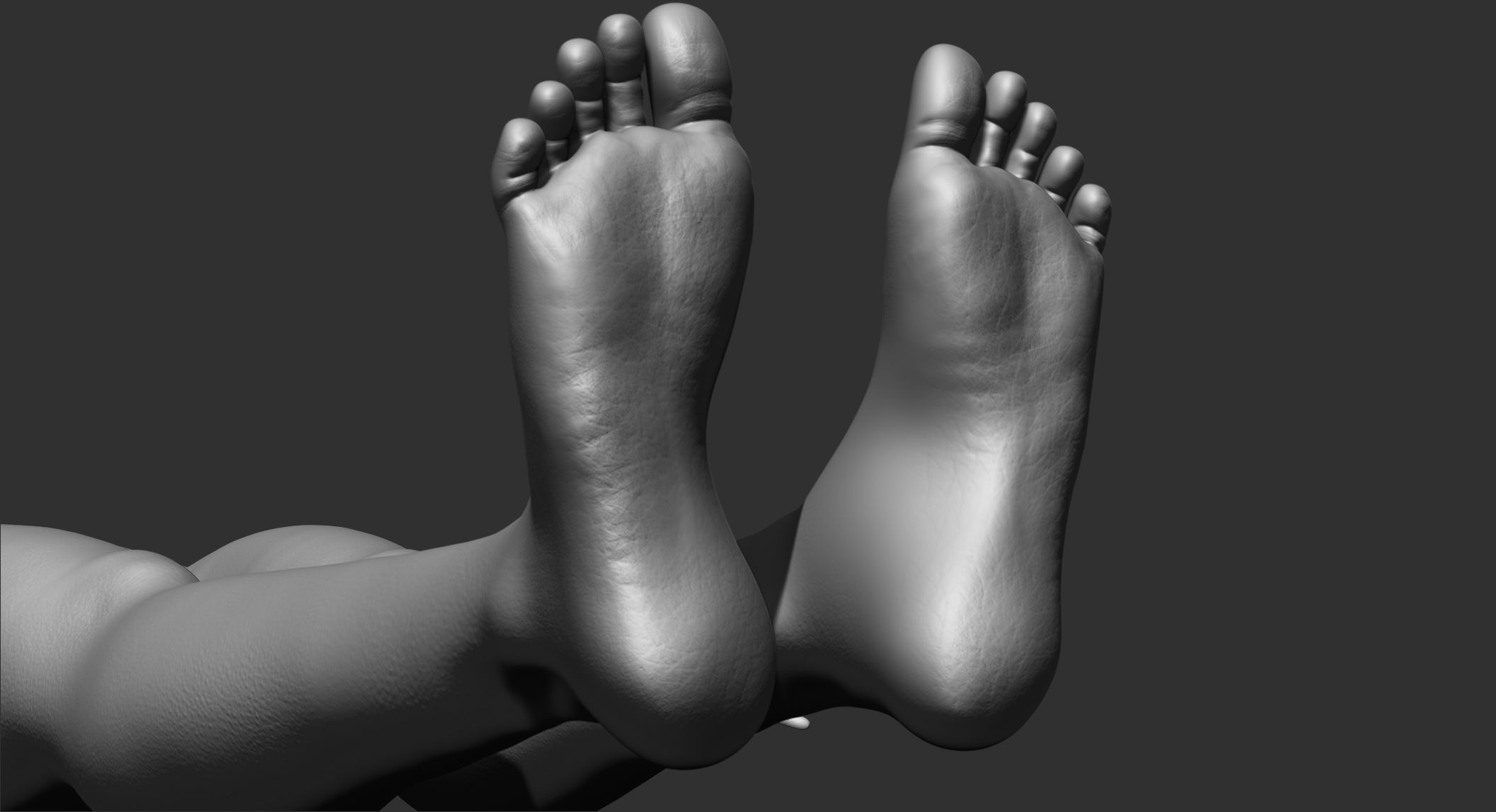 Woman - Perfect Female Body Basemesh 3D model_18