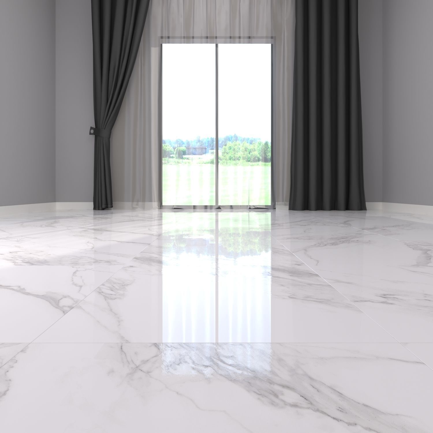 Marble Floor Museums Torano Bianco 60x60 Set 1 Texture_1