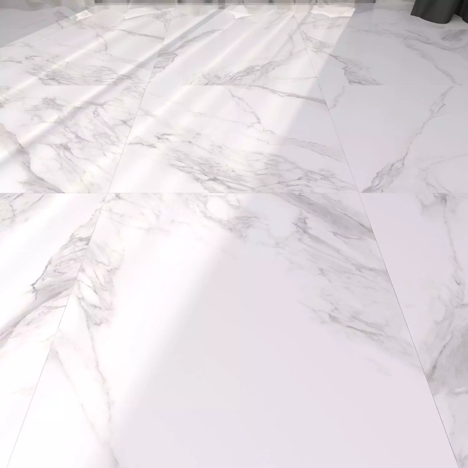 Marble Floor Museums Torano Bianco 60x60 Set 1 Texture_0