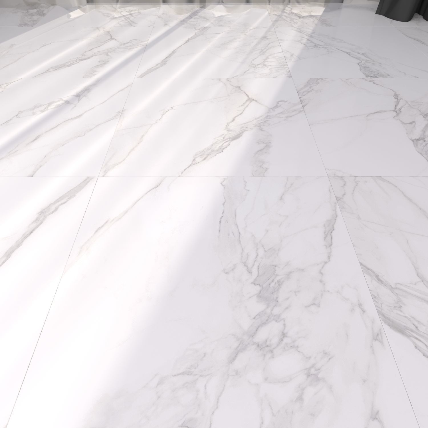 Marble Floor Museums Torano Bianco 60x60 Set 2 Texture_2