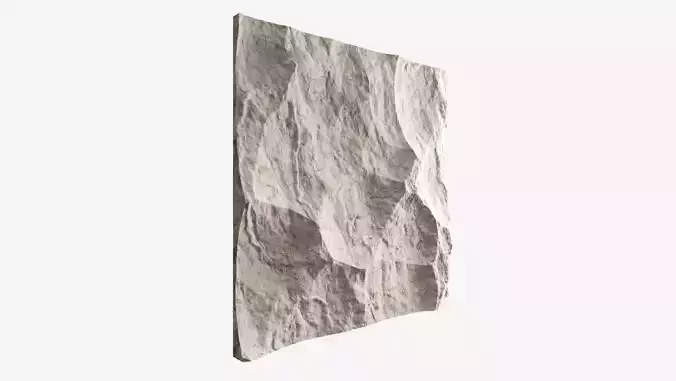 431-RockPanel piece of stone on wall