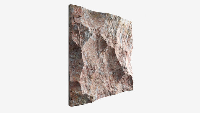 434-RockPanel rock texture 3D model
