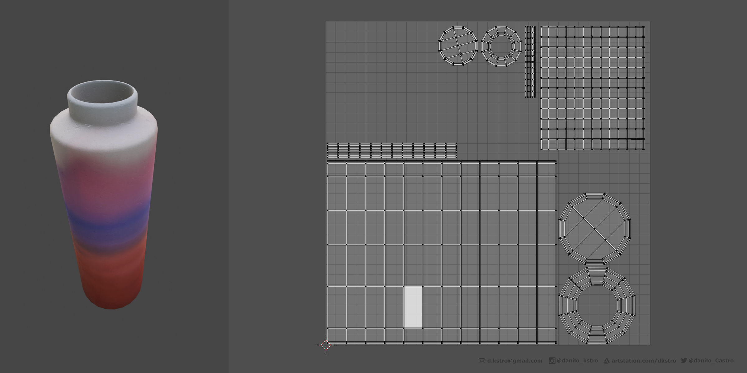 ATACAMA DECORATIVE VASE - 4k Textures - 2 Sizes 3D model_6
