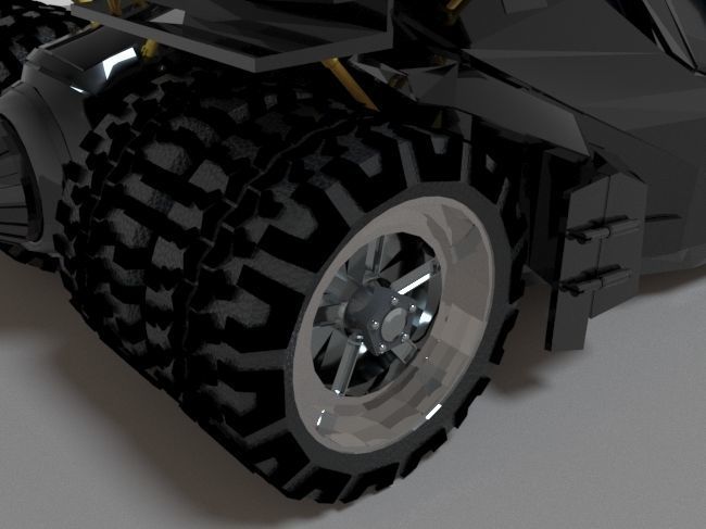 Batmobile model lego 3D print model_10