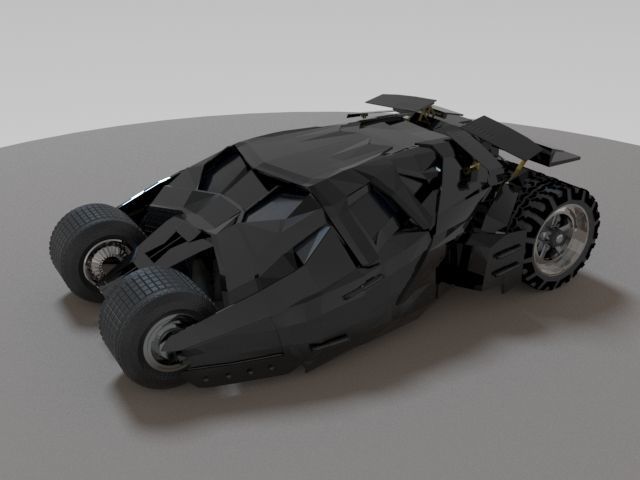 Batmobile model lego 3D print model_13